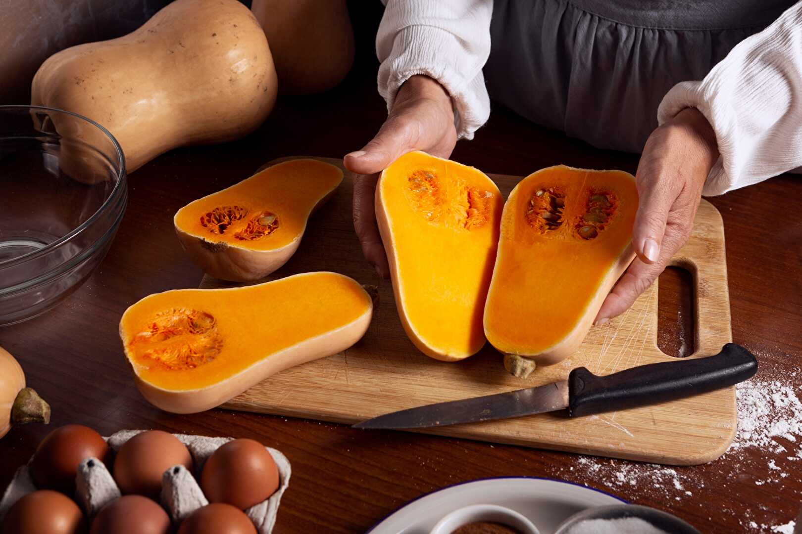 Comment cuisiner la courge butternut ?