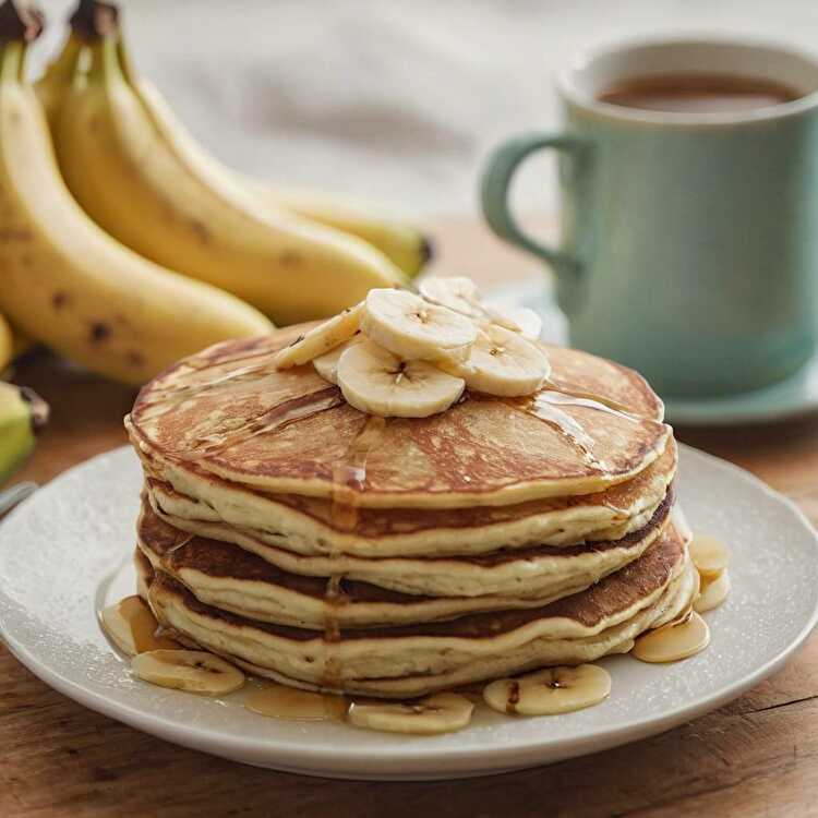 image Pancakes Légers à la Banane