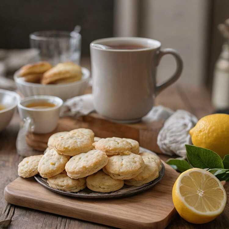 image Petits biscuits moelleux au citron