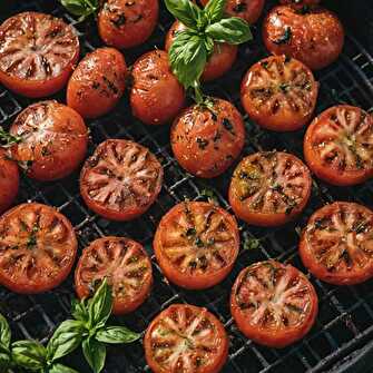 Tomates BBQ au Basilic