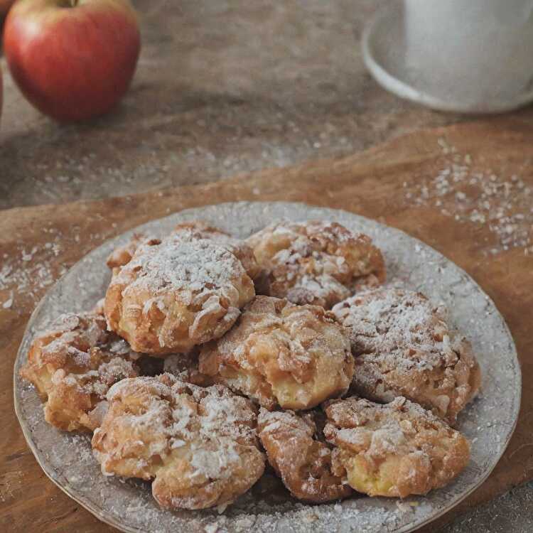 image Beignets légers aux pommes et yaourt