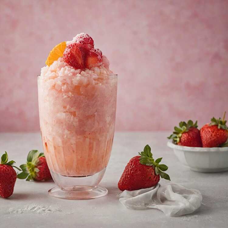 image Granité Rafraîchissant au Melon et aux Fraises