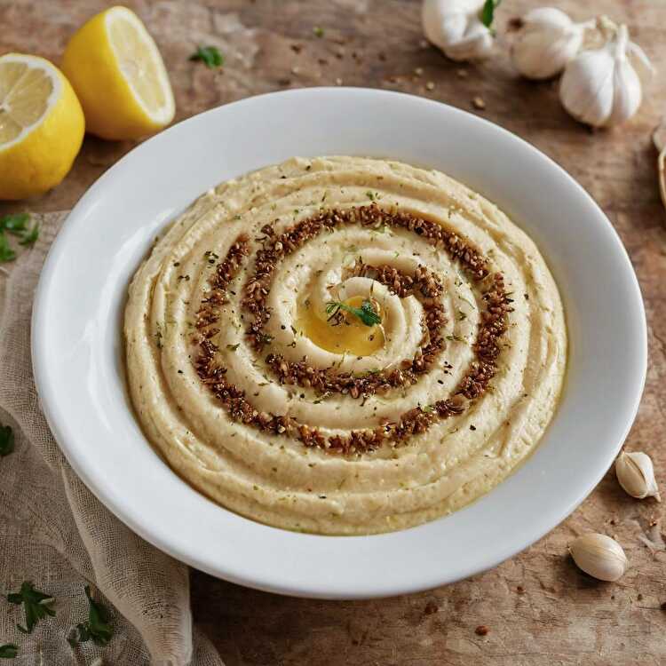 image Houmous Alléger au Cumin et Citron