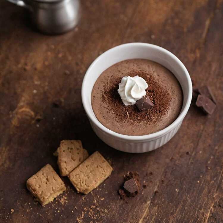 image Mousse au Fromage Blanc et Cacao