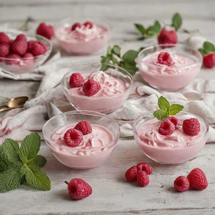 image Mousse aux framboises light