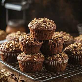 Muffins Avoine et Chocolat Sans Sucres Ajoutés