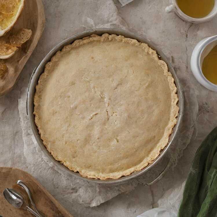 image Pâte à tarte légère au fromage blanc (version salée)