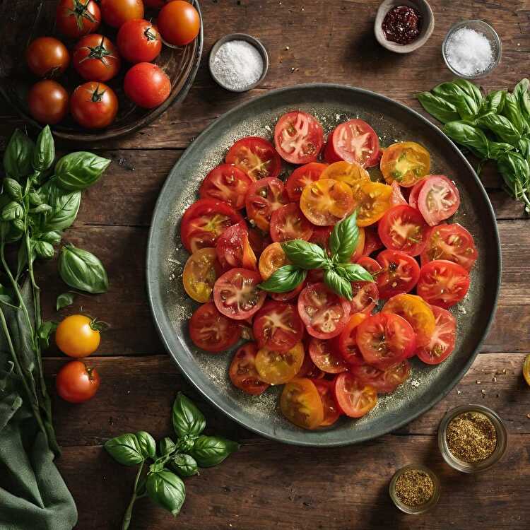 image Salade de Tomates à la Sauce Soja