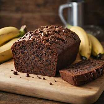 Banana bread choco sans sucre ajouté