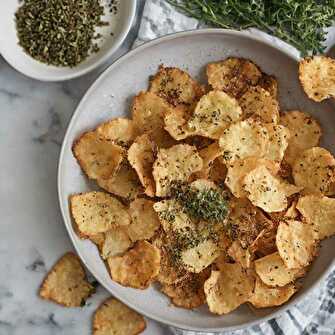 Chips Keto de Parmesan à l'Origan