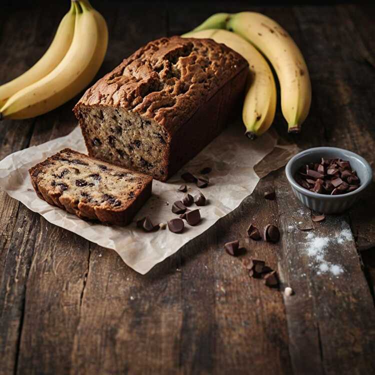 image Gâteau Moelleux Choco-Bananes aux pois chiches