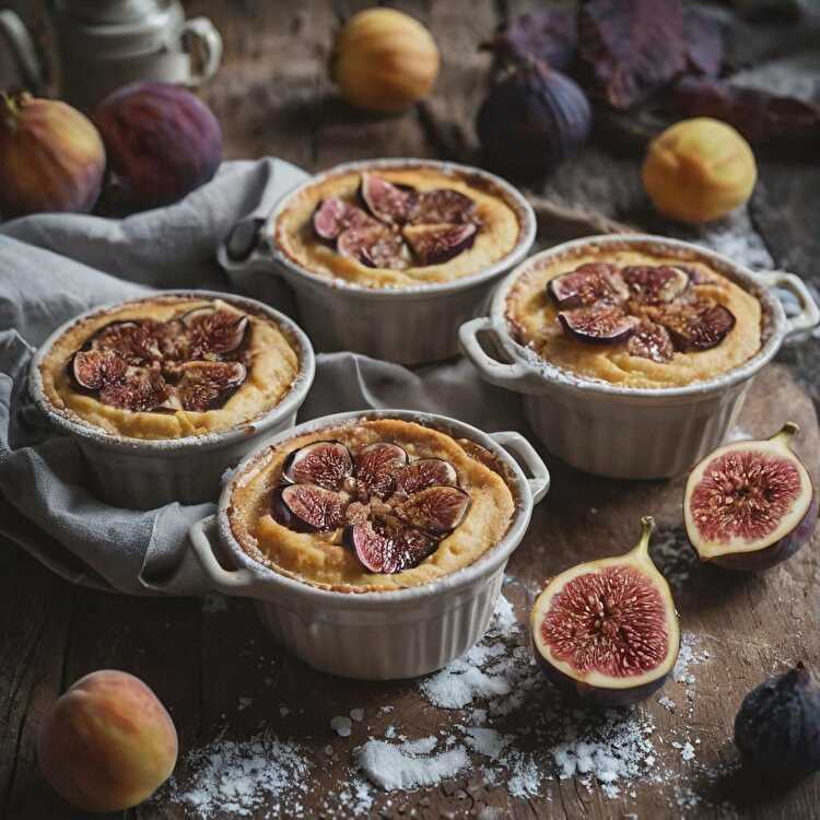 image Mini Clafoutis Léger aux Figues