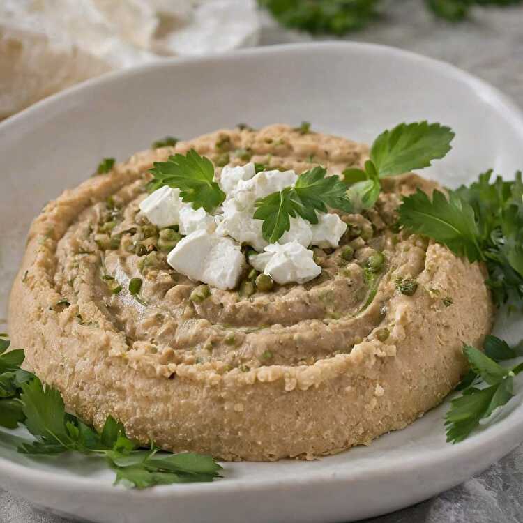 image Mousse d'aubergines au fromage de chèvre