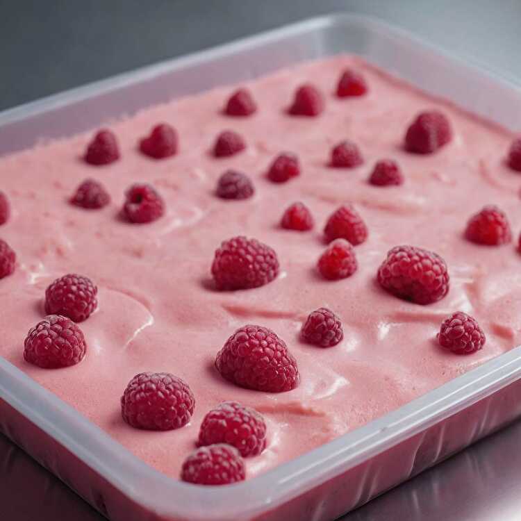 image Mousse Glacée Légère aux Framboises