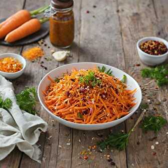 Salade de Carottes à l'Orange et Cannelle