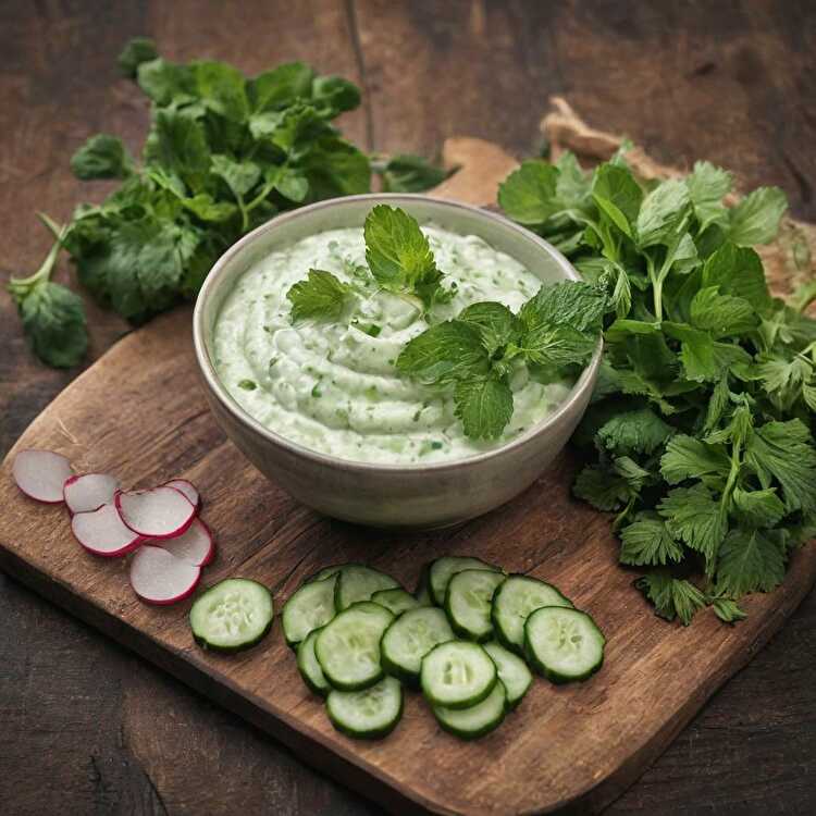 image Sauce Tzatziki concombre menthe keto