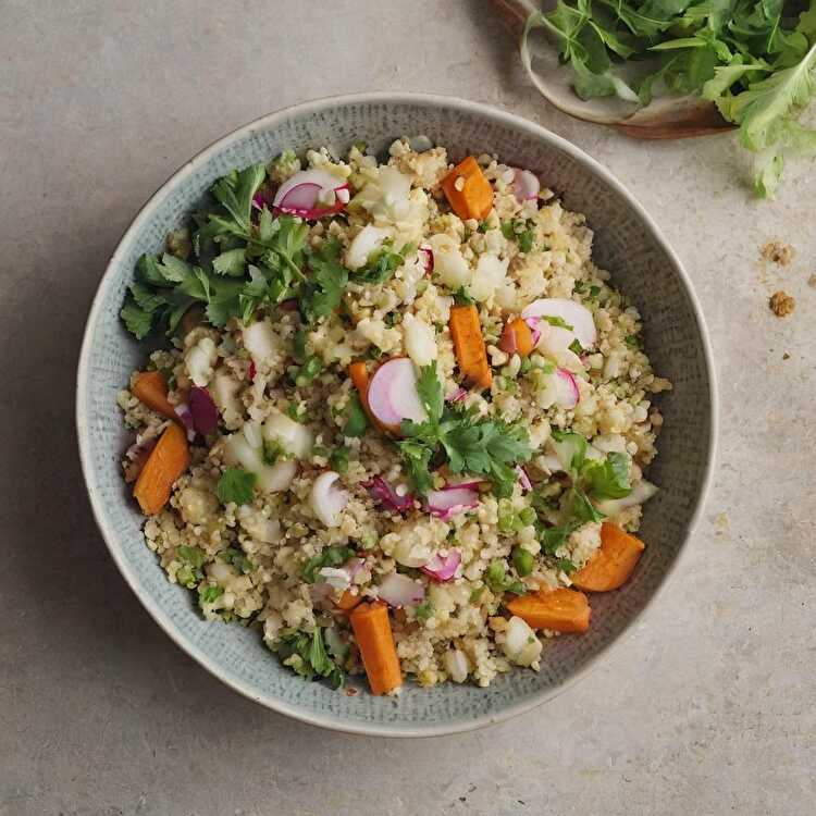 image Semoule de Chou-Fleur aux Légumes