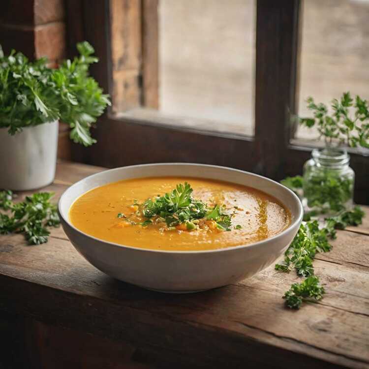 image Soupe de carotte au curcuma - Un bol de santé et de saveurs