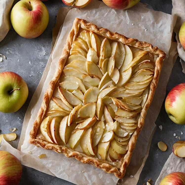 image Tartelette aux Pommes Croustillante et Légère