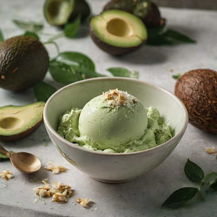 image Crème Glacée Keto à l'Avocat au Ninja creami