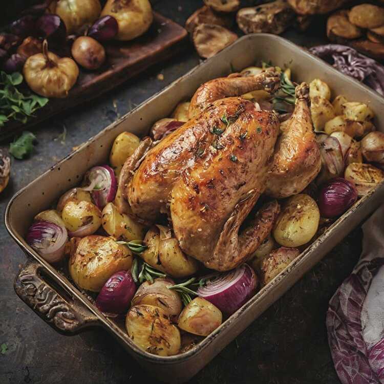 image Poulet Rôti du Dimanche une idée toujours Savoureuse