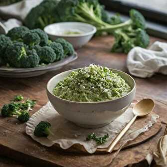 Purée Keto de Brocoli au Parmesan