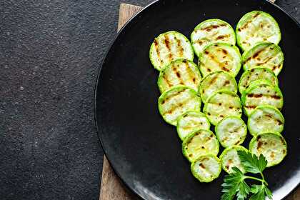 Rondelles de Courgettes au Barbecue à la Fleur de Sel