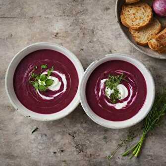 Velouté de Betterave Rôtie au Cumin